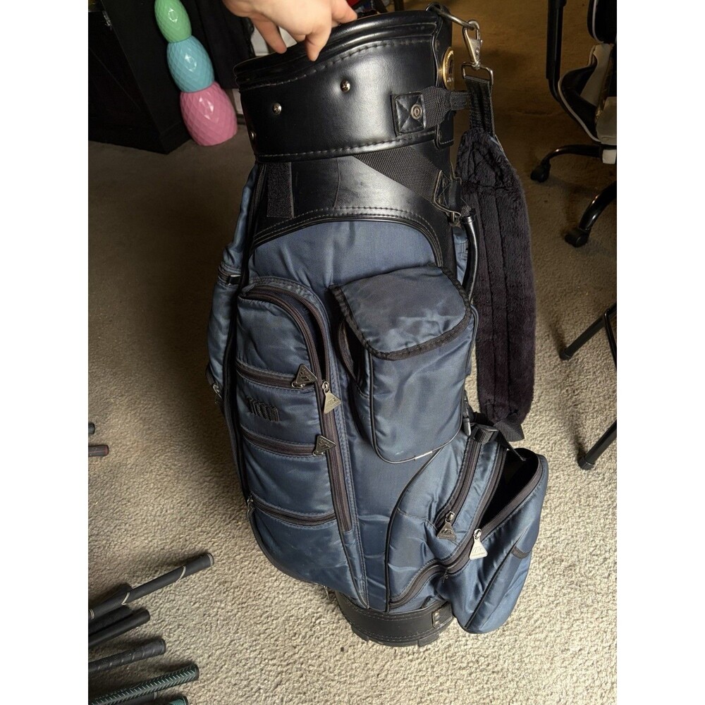 Mitsushiba Vintage Cart Bag - 6-Way - 7 Pockets - Rain Cover Included